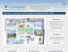 Tablet Screenshot of colourjam.com